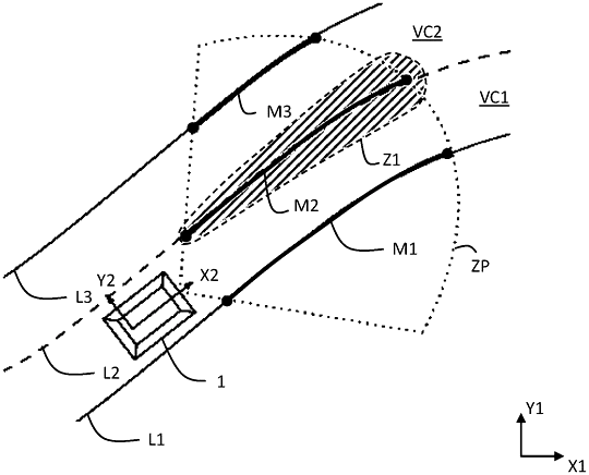 Method for detecting a boundary of a traffic lane